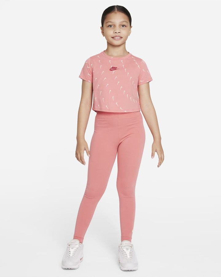 Camiseta Nike Sportswear Kids Niña Rosas Azules Rosas | KPWMU-0178