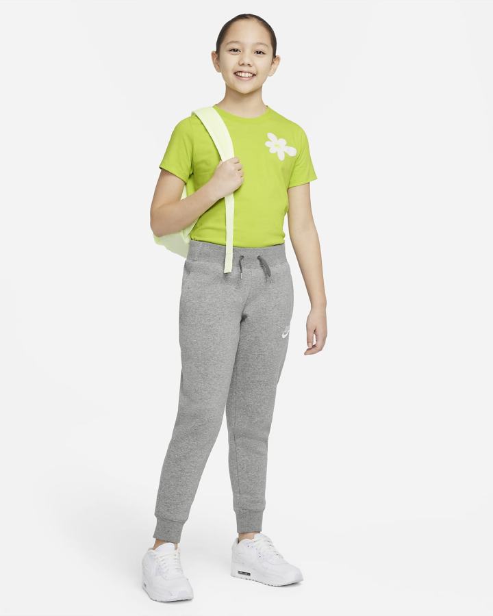 Camiseta Nike Sportswear Kids Niña Verde Moradas | DJHVN-6052