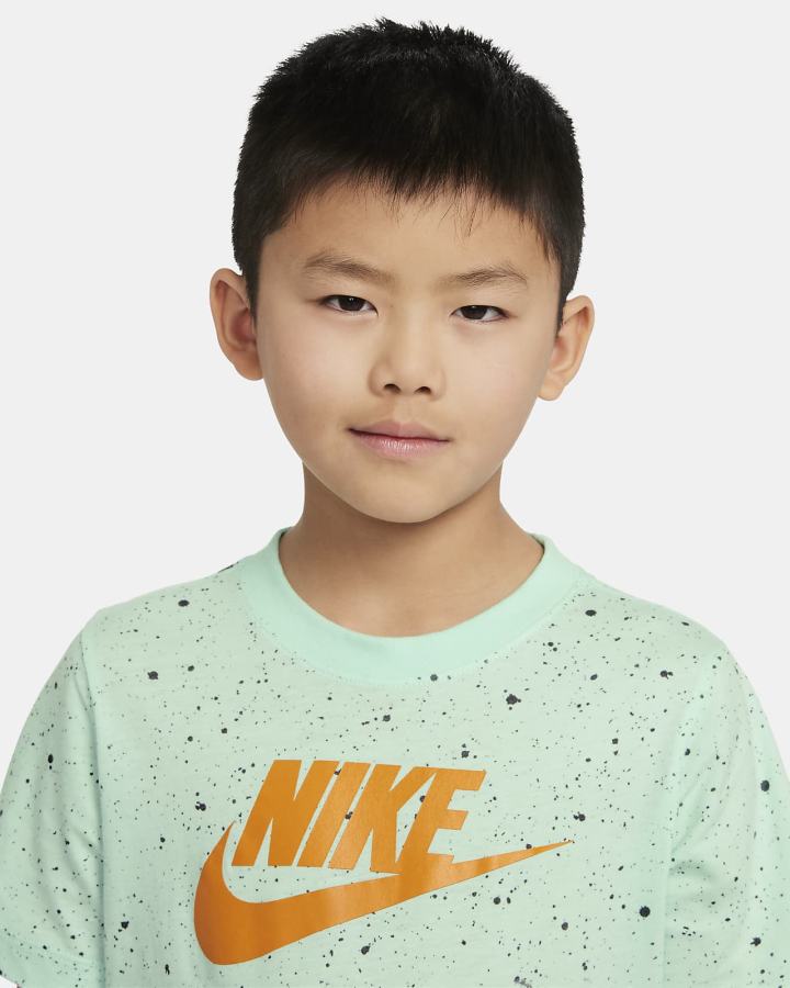 Camiseta Nike Sportswear Kids Niña Verde Menta | IPJUD-3427