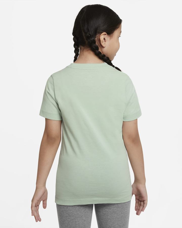 Camiseta Nike Sportswear Kids Niña Verde | QGTYX-9763