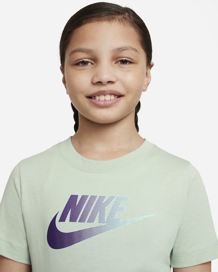 Camiseta Nike Sportswear Kids Niña Verde | QGTYX-9763
