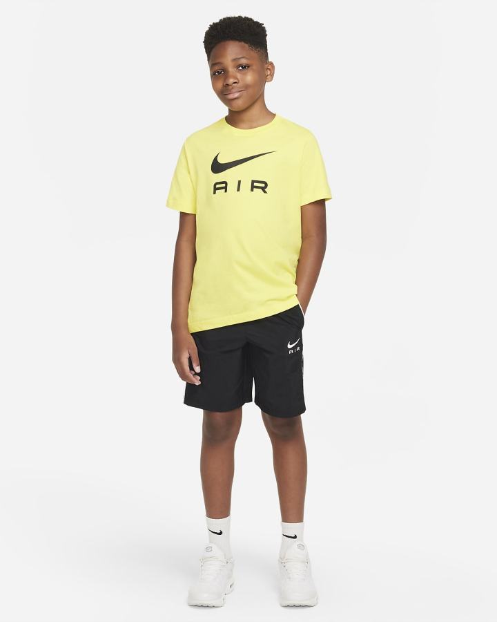 Camiseta Nike Sportswear Kids Niño Amarillo | KAYWS-8643