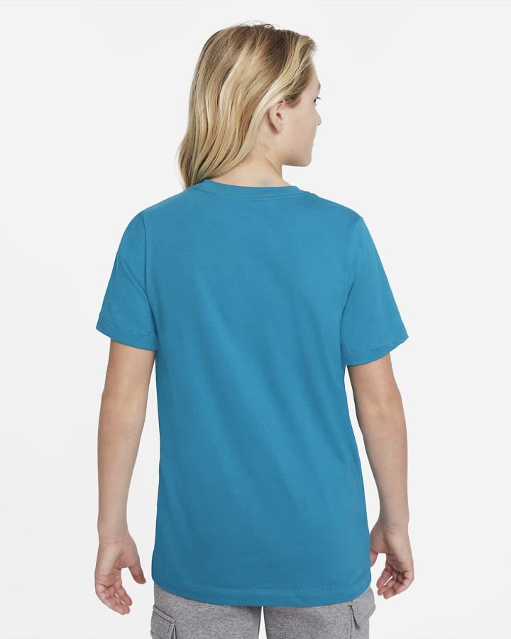 Camiseta Nike Sportswear Kids Niño Azules | EWBVQ-2560