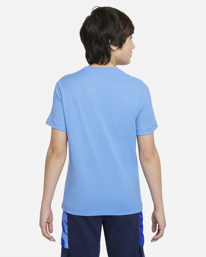 Camiseta Nike Sportswear Kids Niño Azules | RDWNH-7985