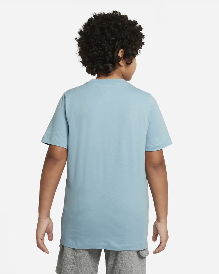 Camiseta Nike Sportswear Kids Niño Azules | WESDU-9385