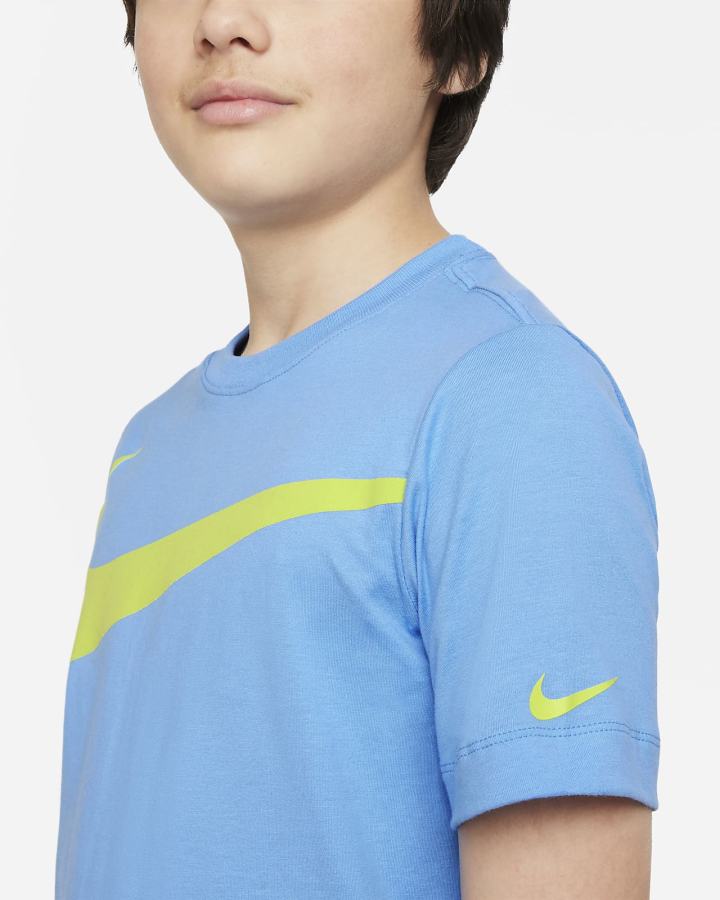 Camiseta Nike Sportswear Kids Niño Azules | WVNUL-0378