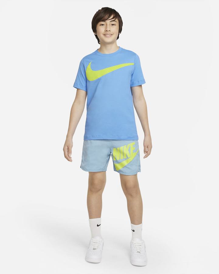 Camiseta Nike Sportswear Kids Niño Azules | WVNUL-0378