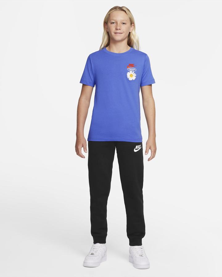Camiseta Nike Sportswear Kids Niño Azules | ZVPUM-7406