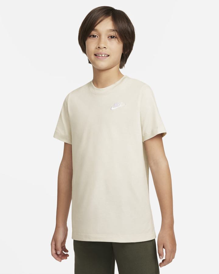 Camiseta Nike Sportswear Kids Niño Beige Claro | EKGBP-3674