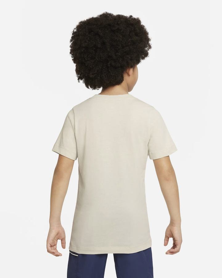 Camiseta Nike Sportswear Kids Niño Beige Claro | JAQNL-2045