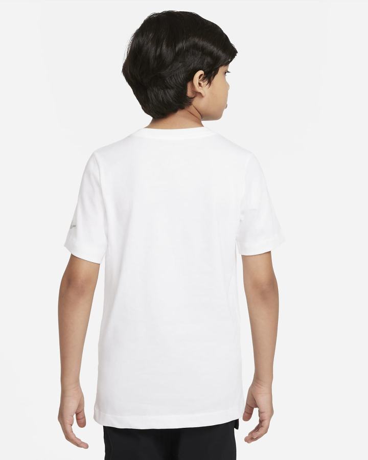Camiseta Nike Sportswear Kids Niño Blancas | CQAOV-6178
