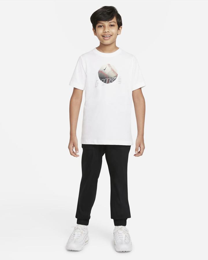 Camiseta Nike Sportswear Kids Niño Blancas | CQAOV-6178