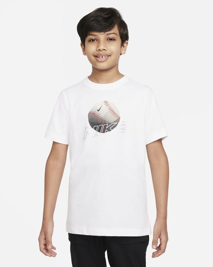 Camiseta Nike Sportswear Kids Niño Blancas | CQAOV-6178
