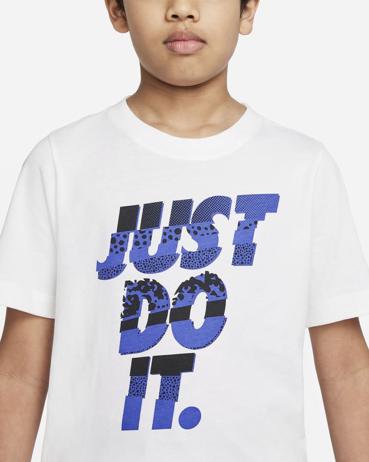 Camiseta Nike Sportswear Kids Niño Blancas | JVHST-8194