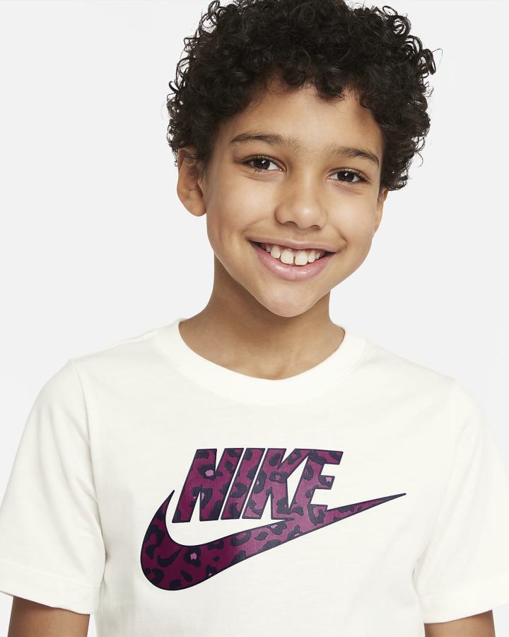 Camiseta Nike Sportswear Kids Niño Blancas | KPSTR-1426