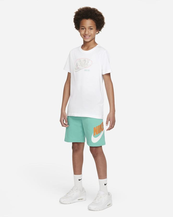 Camiseta Nike Sportswear Kids Niño Blancas | LFRKJ-3251