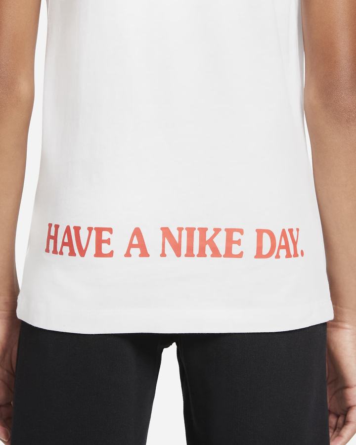 Camiseta Nike Sportswear Kids Niño Blancas | NMJGX-6702