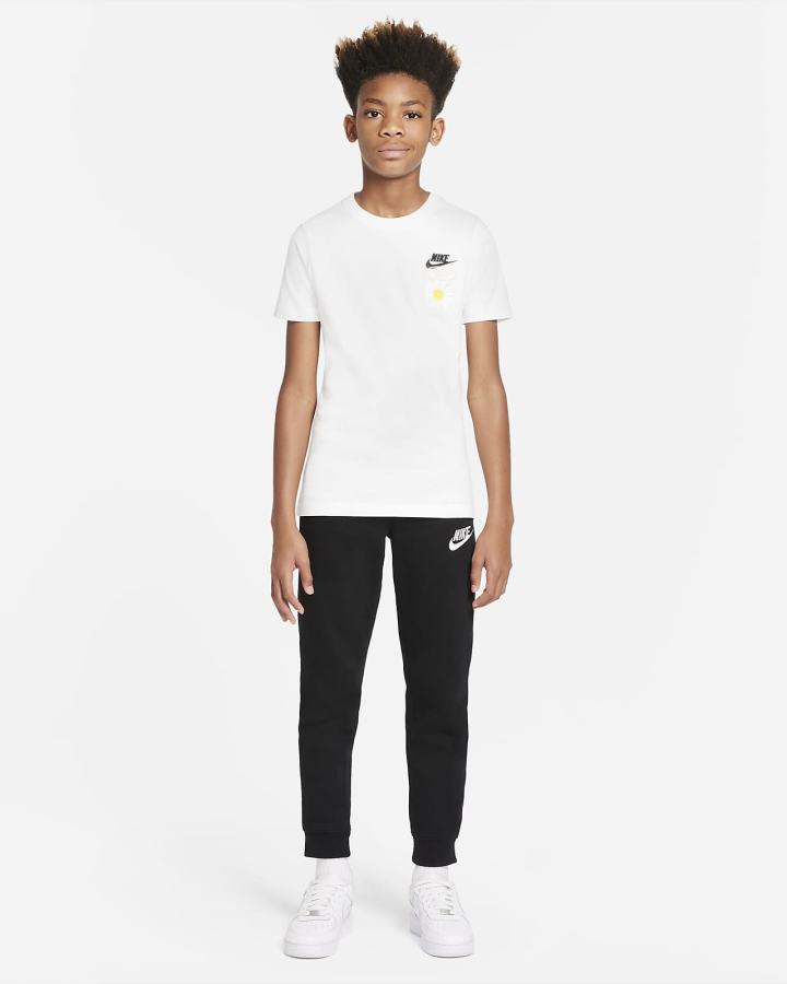 Camiseta Nike Sportswear Kids Niño Blancas | NMJGX-6702