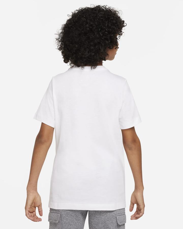 Camiseta Nike Sportswear Kids Niño Blancas | QFRES-7430