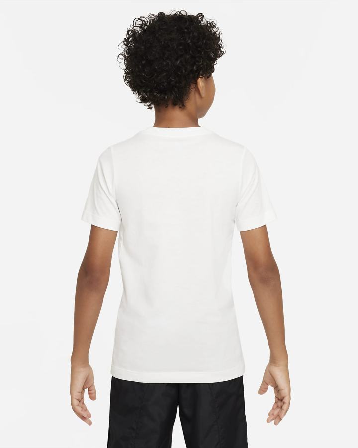Camiseta Nike Sportswear Kids Niño Blancas | RBDYQ-0537