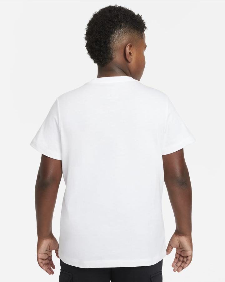 Camiseta Nike Sportswear Kids Niño Blancas | UNQBR-0186