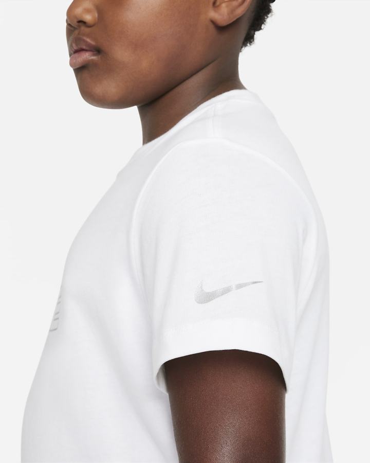 Camiseta Nike Sportswear Kids Niño Blancas | UNQBR-0186