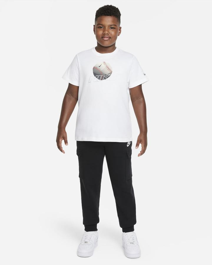 Camiseta Nike Sportswear Kids Niño Blancas | UNQBR-0186