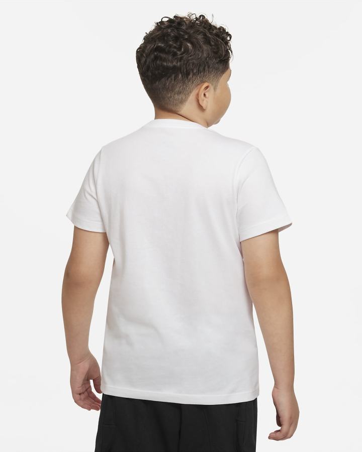 Camiseta Nike Sportswear Kids Niño Blancas | WTPJK-6549