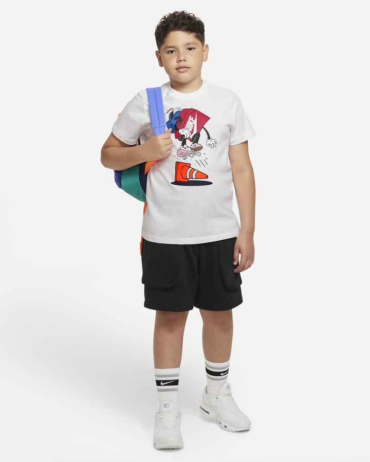 Camiseta Nike Sportswear Kids Niño Blancas | WTPJK-6549