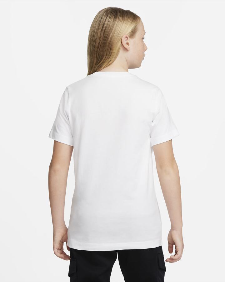 Camiseta Nike Sportswear Kids Niño Blancas | ZHLKM-5943