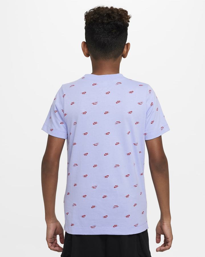 Camiseta Nike Sportswear Kids Niño Moradas | CRBFZ-6548