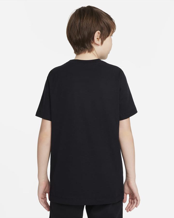 Camiseta Nike Sportswear Kids Niño Negras | CUHBF-8032