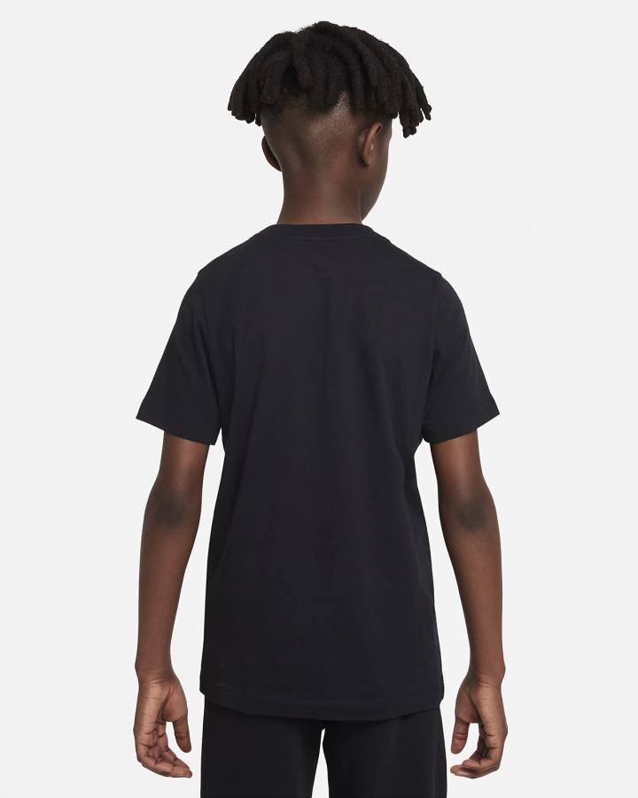 Camiseta Nike Sportswear Kids Niño Negras | NDISR-2183