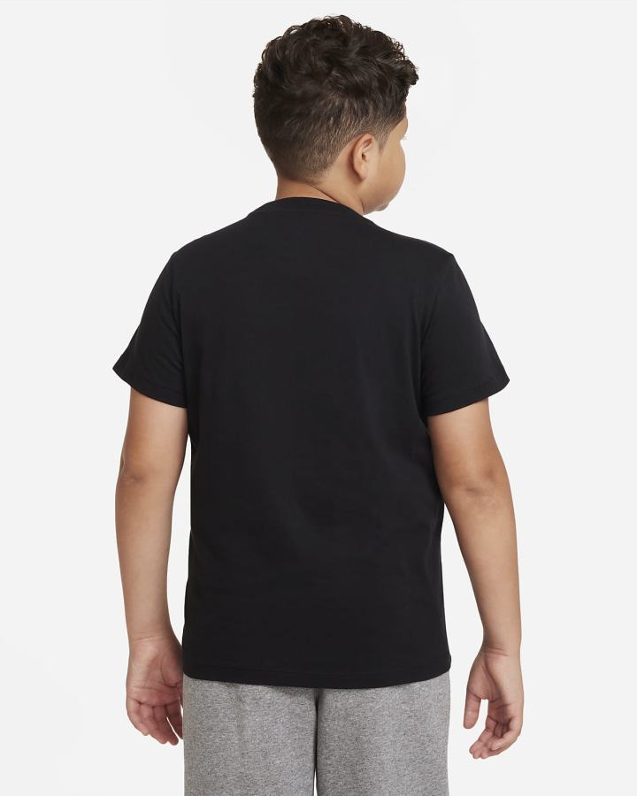 Camiseta Nike Sportswear Kids Niño Negras | OCDHW-8207
