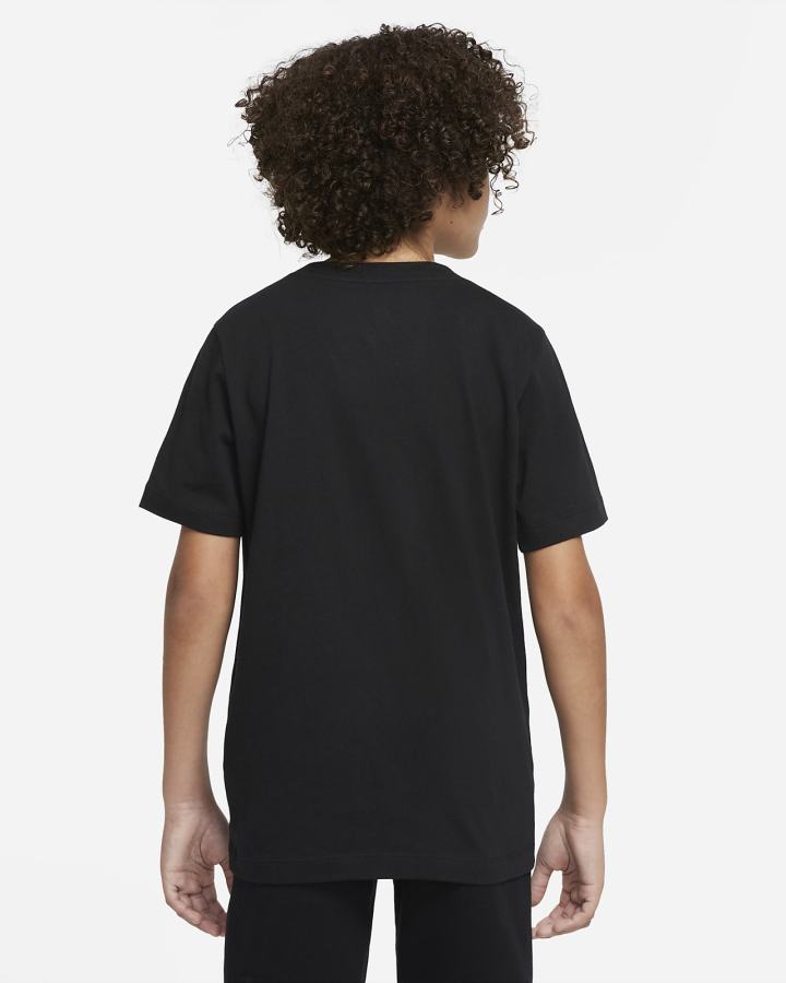 Camiseta Nike Sportswear Kids Niño Negras | OCXWR-1793