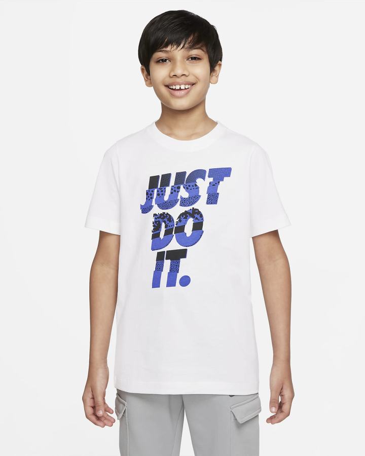 Camiseta Nike Sportswear Kids Niño Negras | OCXWR-1793