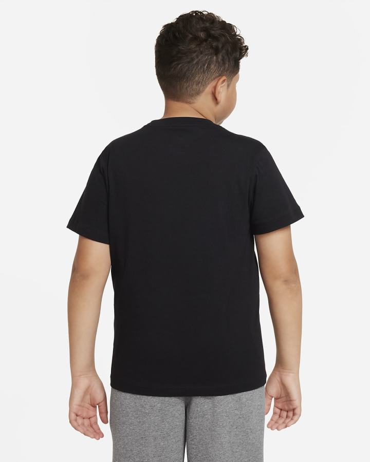 Camiseta Nike Sportswear Kids Niño Negras | SOKVX-7019