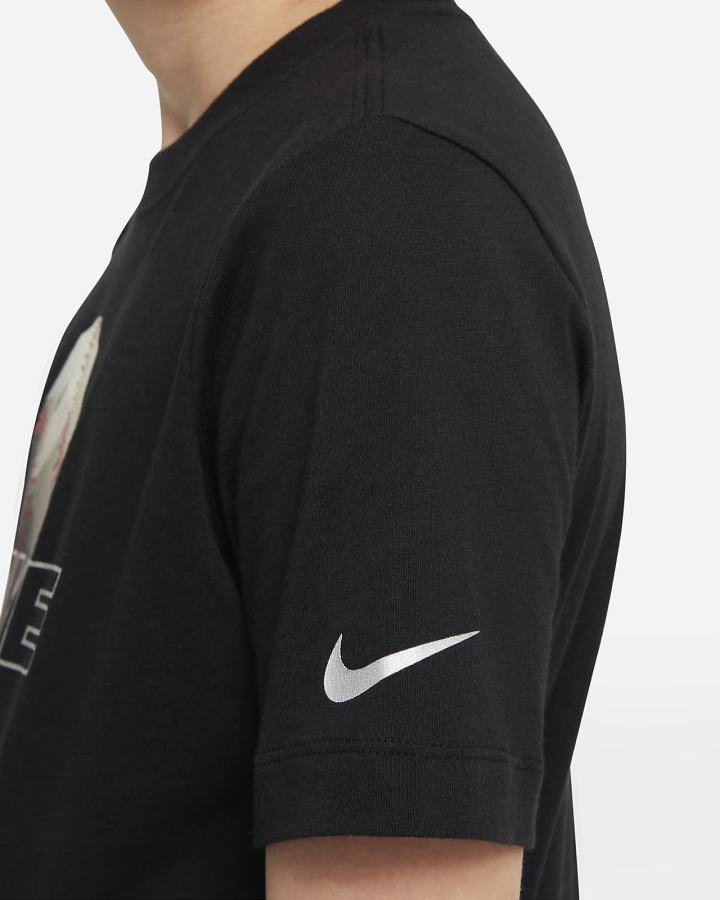 Camiseta Nike Sportswear Kids Niño Negras | ZIERQ-8027