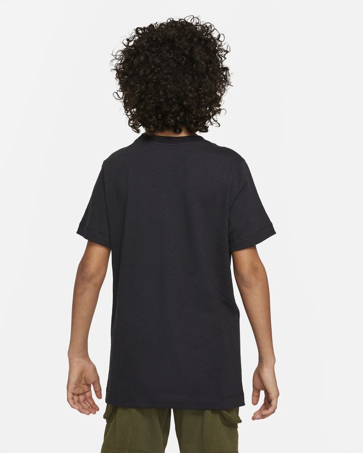 Camiseta Nike Sportswear Kids Niño Negras | ZYCIT-5961
