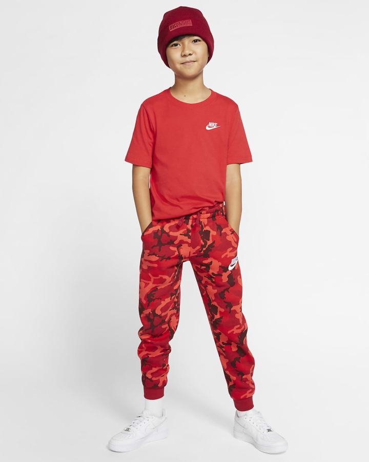 Camiseta Nike Sportswear Kids Niño Rojas Blancas | WRLBF-1876