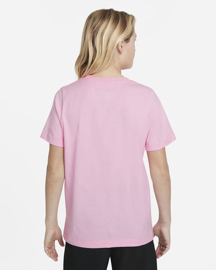 Camiseta Nike Sportswear Kids Niño Rosas | VAZYD-0847