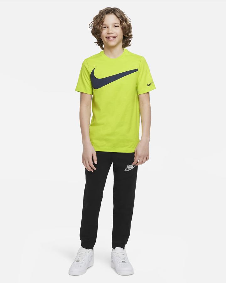 Camiseta Nike Sportswear Kids Niño Verde | DYNEB-3189