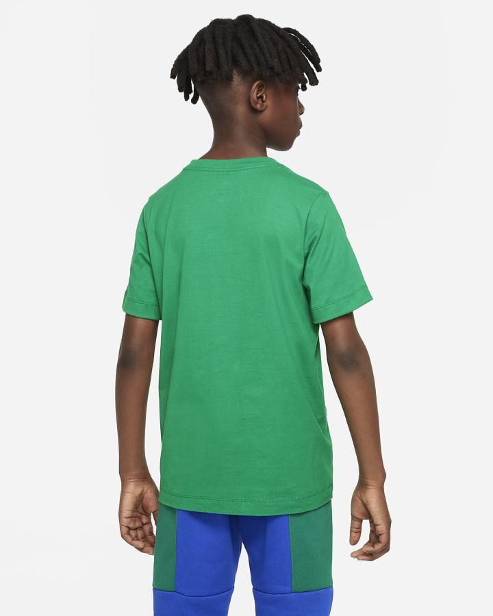 Camiseta Nike Sportswear Kids Niño Verde | QCRHU-5273