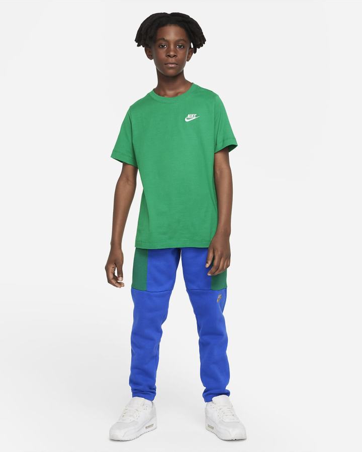 Camiseta Nike Sportswear Kids Niño Verde | QCRHU-5273
