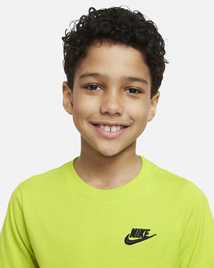Camiseta Nike Sportswear Kids Niño Verde | WRIPK-9835