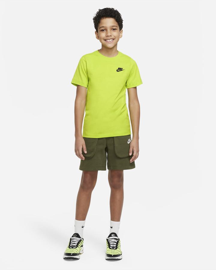 Camiseta Nike Sportswear Kids Niño Verde | WRIPK-9835