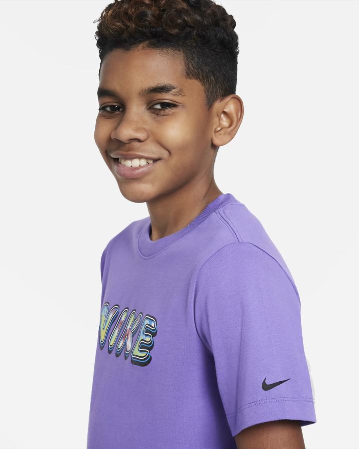 Camiseta Nike Sportswear Kids Tie-Dye Niño Moradas | FAZTE-8973