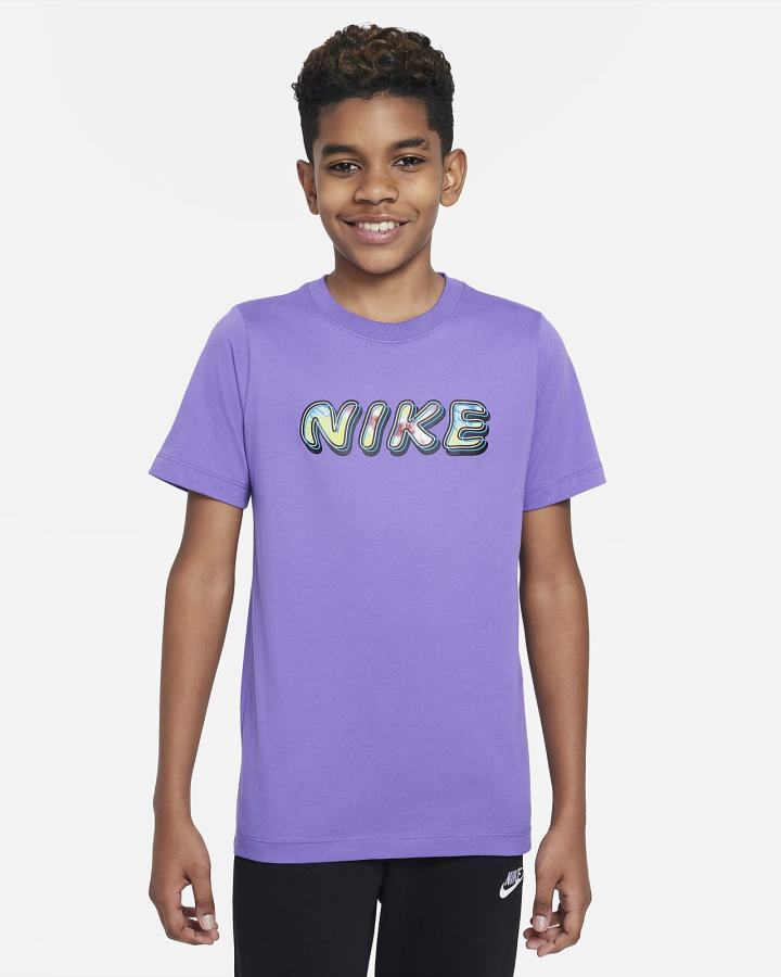 Camiseta Nike Sportswear Kids Tie-Dye Niño Moradas | FAZTE-8973