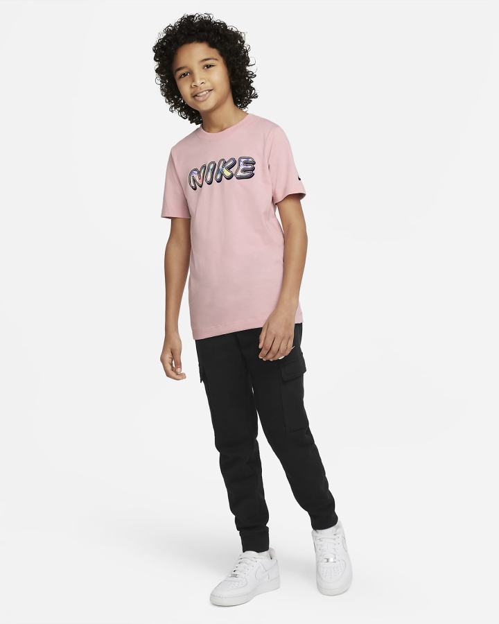 Camiseta Nike Sportswear Kids Tie-Dye Niño Rosas | PMWBC-4895