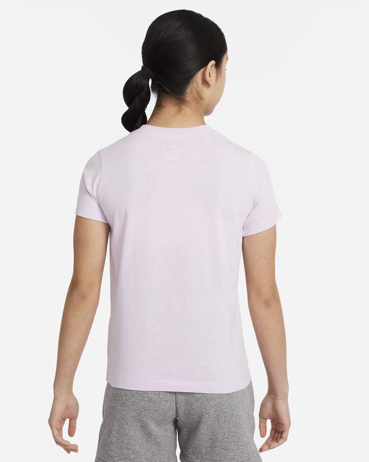 Camiseta Nike Sportswear Kids V-Neck Niña Moradas | LGYWF-4028